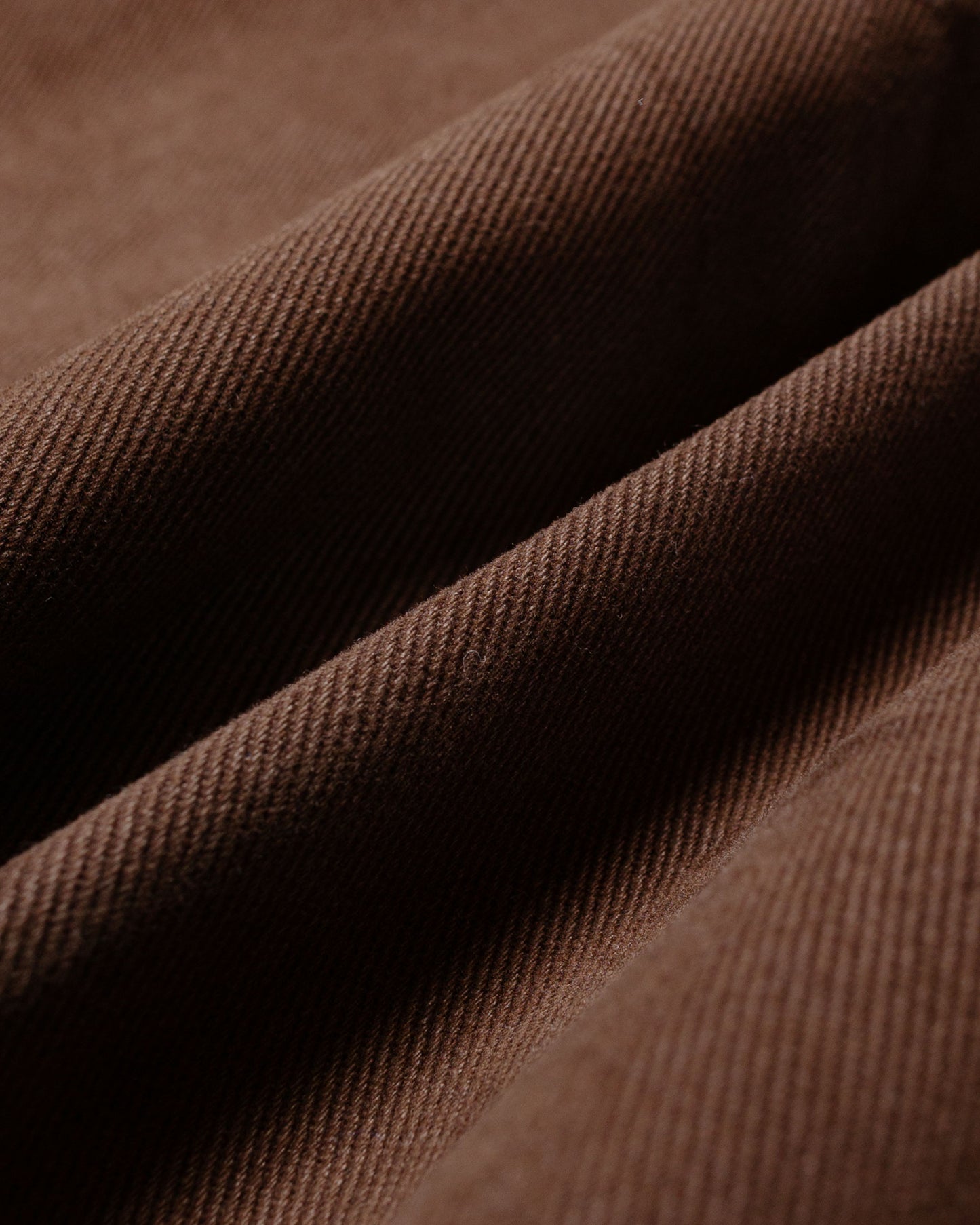 De Bonne Facture Balloon Trousers Heavy Cotton Drill Bark Brown