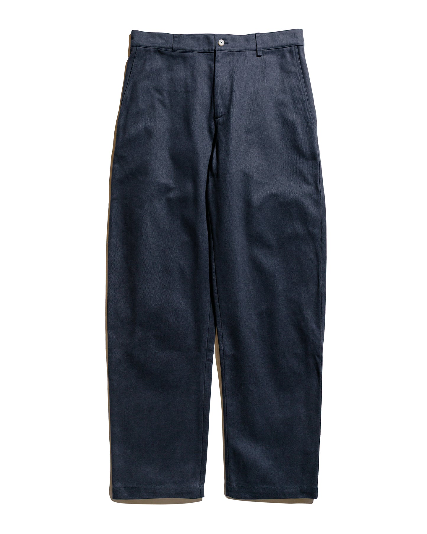 De Bonne Facture Balloon Trousers Heavy Cotton Drill Dark Navy