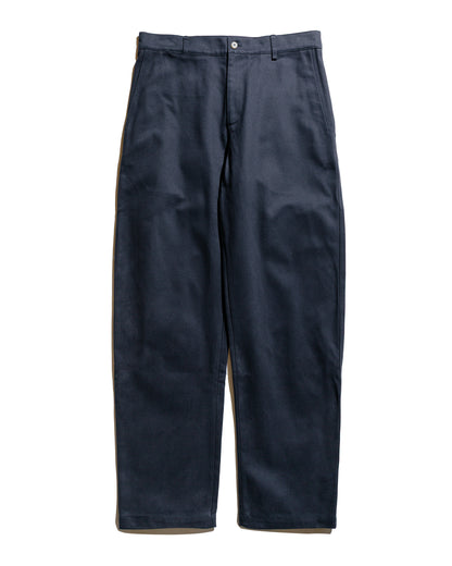 De Bonne Facture Balloon Trousers Heavy Cotton Drill Dark Navy