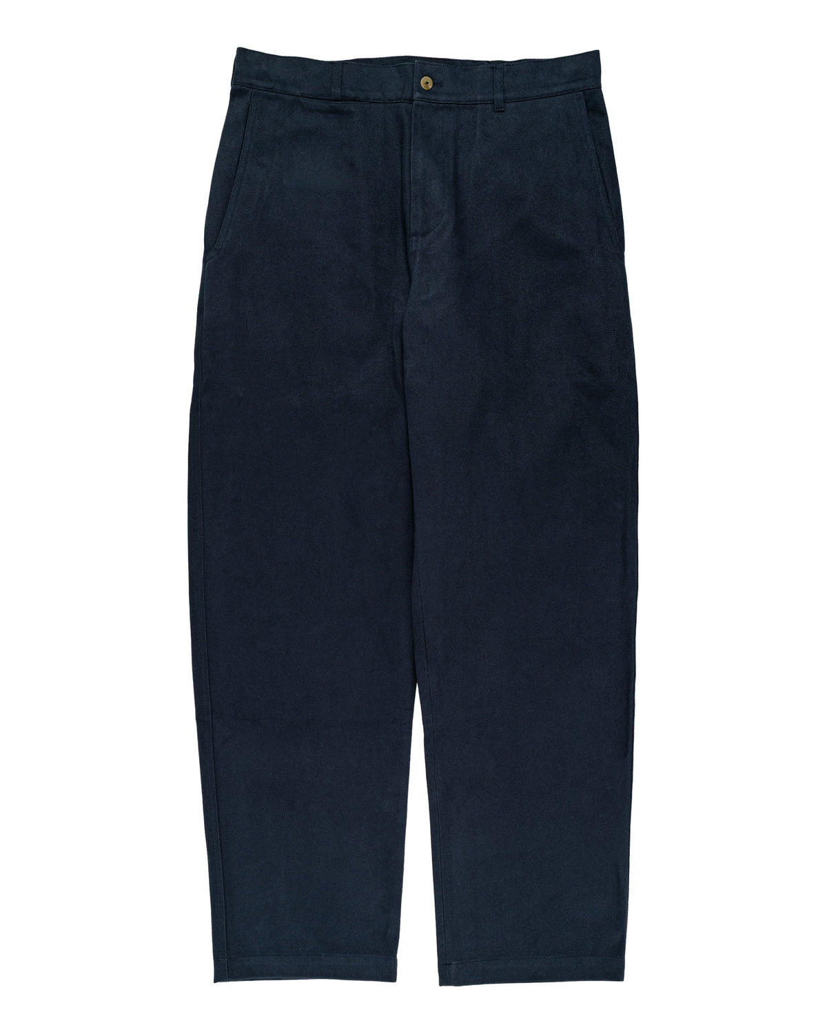 De Bonne Facture Balloon Trousers Heavy Cotton Drill Dark Navy