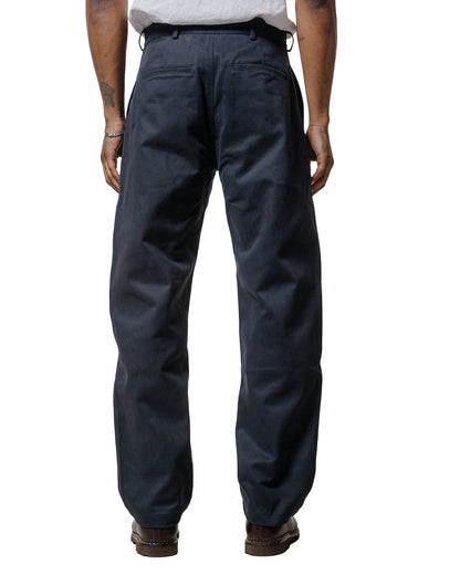 De Bonne Facture Balloon Trousers Heavy Cotton Drill Dark Navy