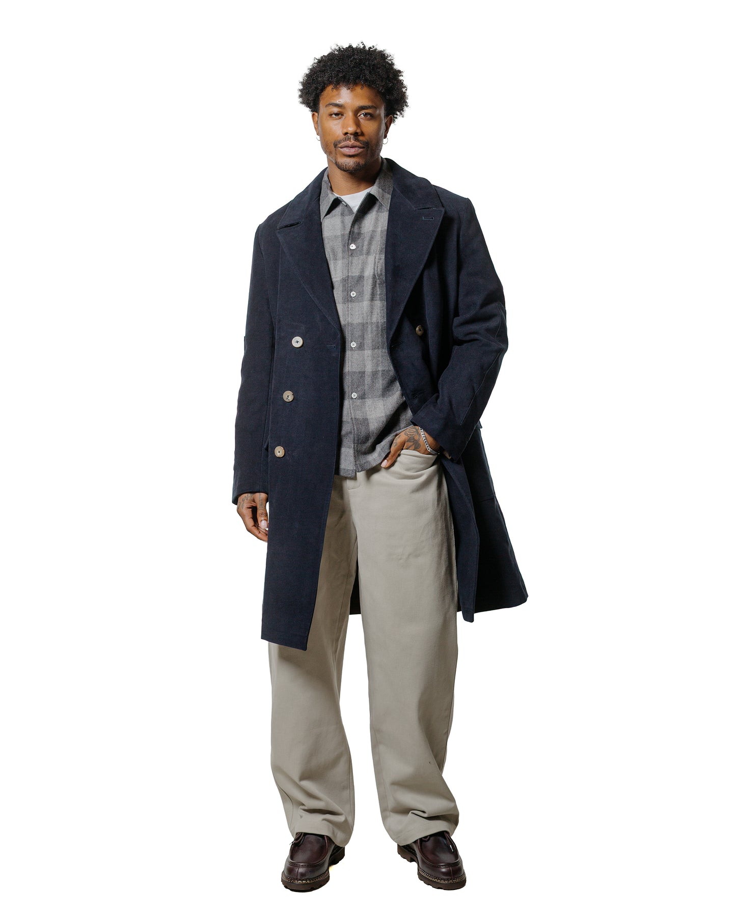 De Bonne Facture Gardian Trousers Heavy Cotton Drill Stone