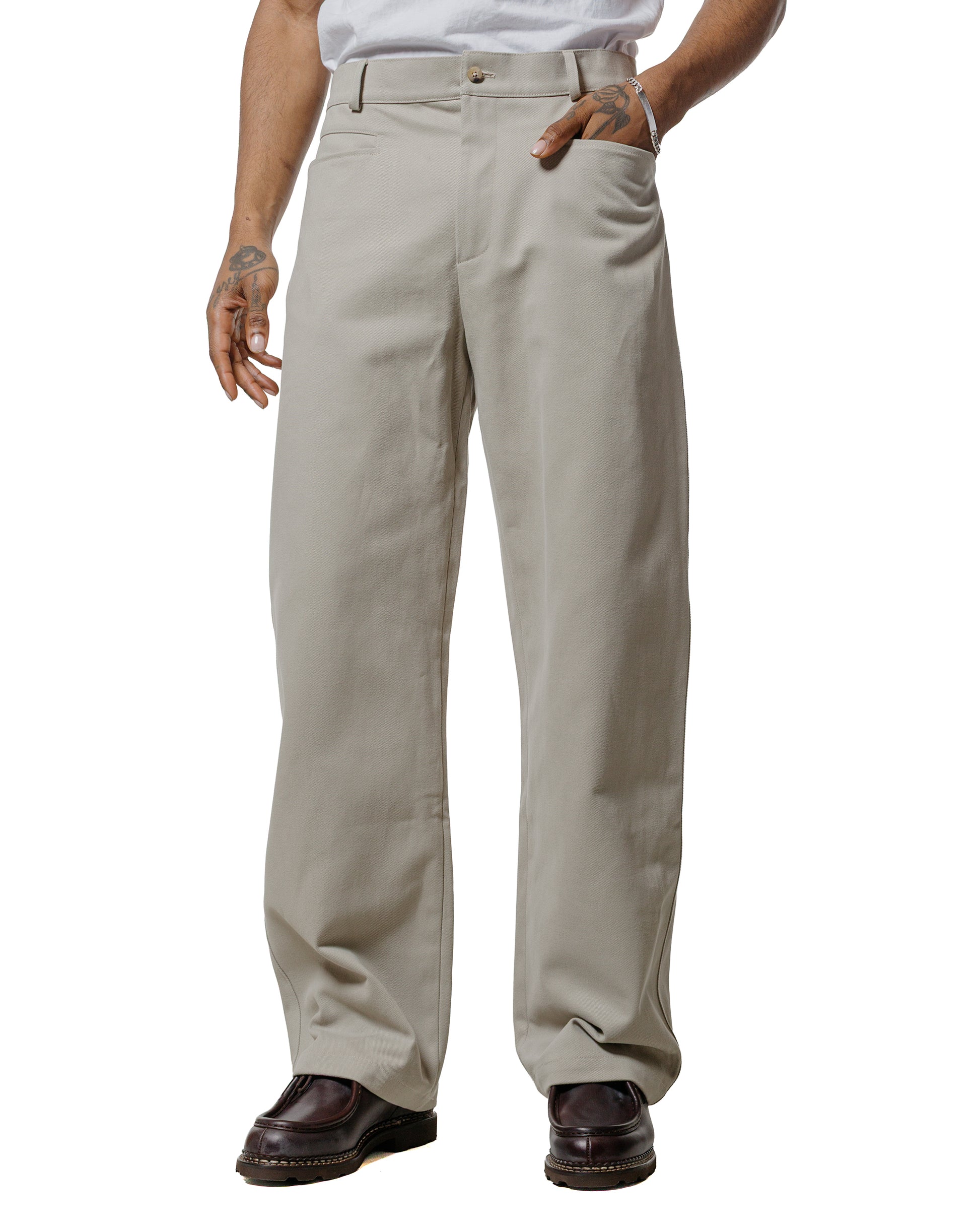 De Bonne Facture Gardian Trousers Heavy Cotton Drill Stone