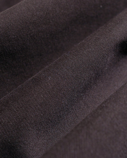 De Bonne Facture Gardian Trousers Soft Cotton Twill Chocolate