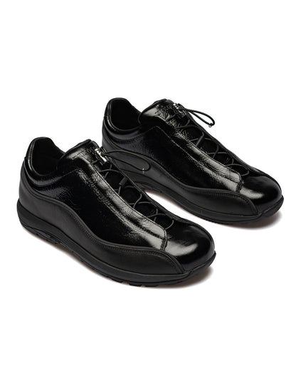 lost & found Diemme Diemme Licata Black Crackled Patent Leather