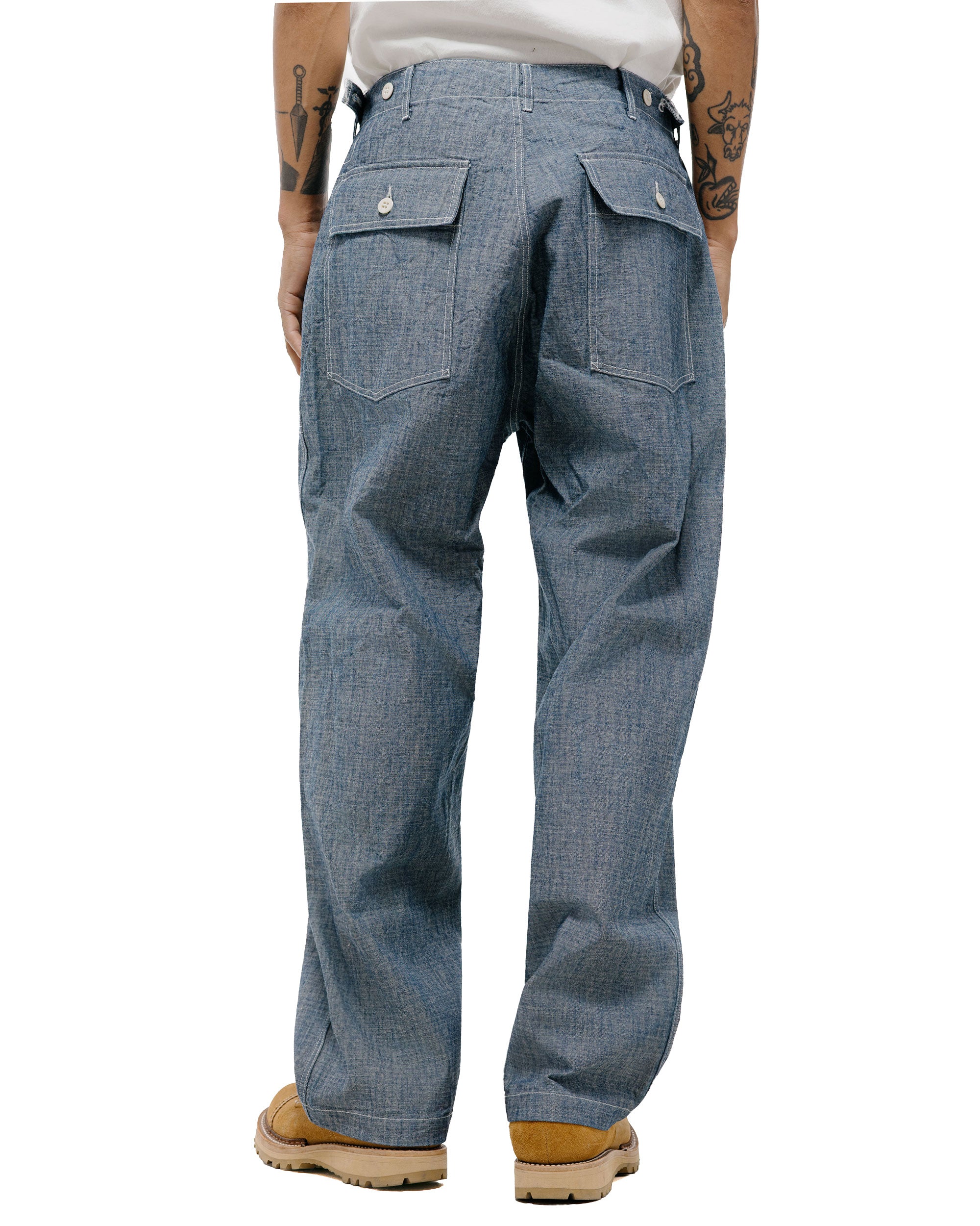 Engineered Garments Workaday Fatigue Pant Indigo 10oz Sea Canvas