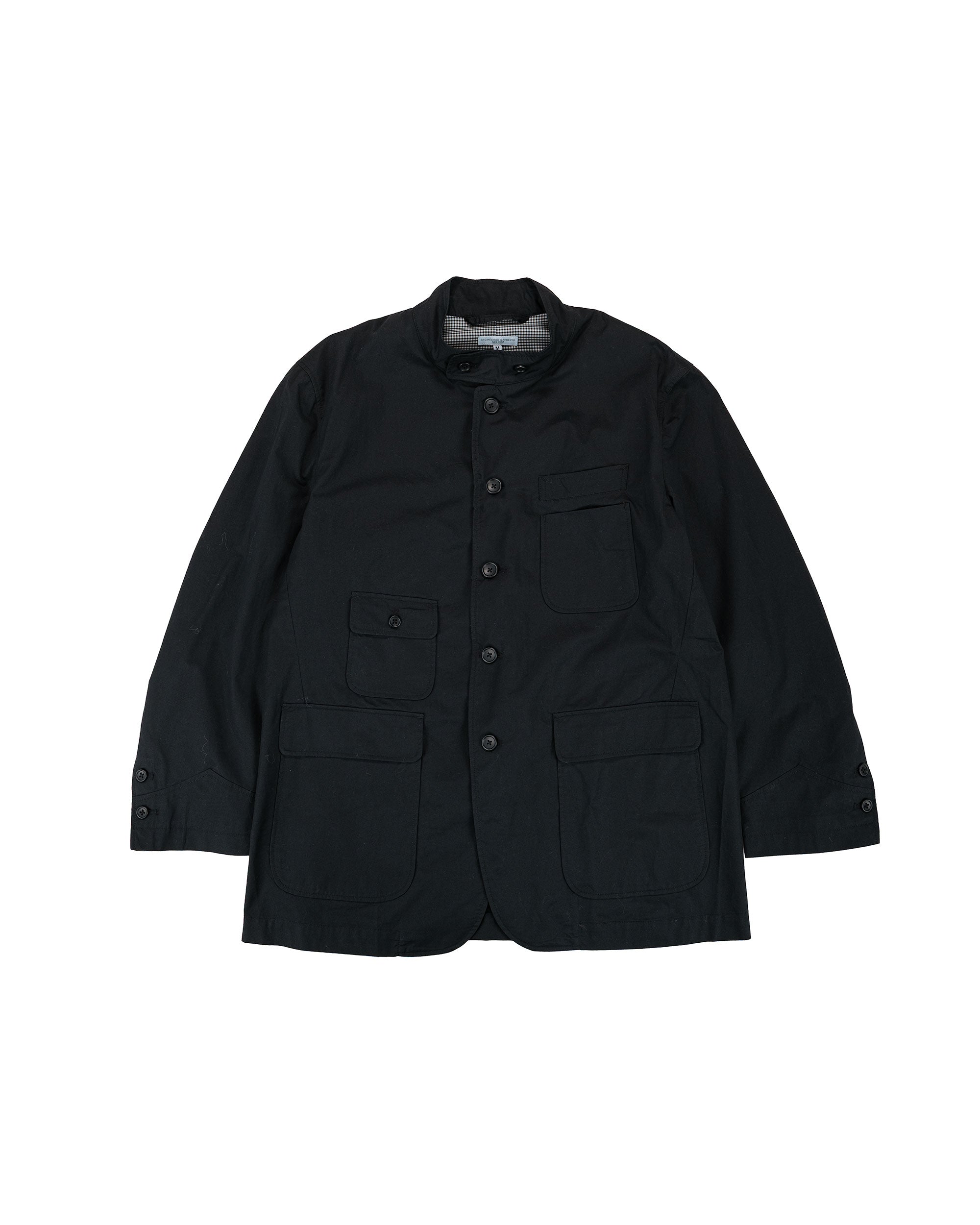 Engineered Garments Zip Mock Neck Graphite 12oz Cotton Fleece