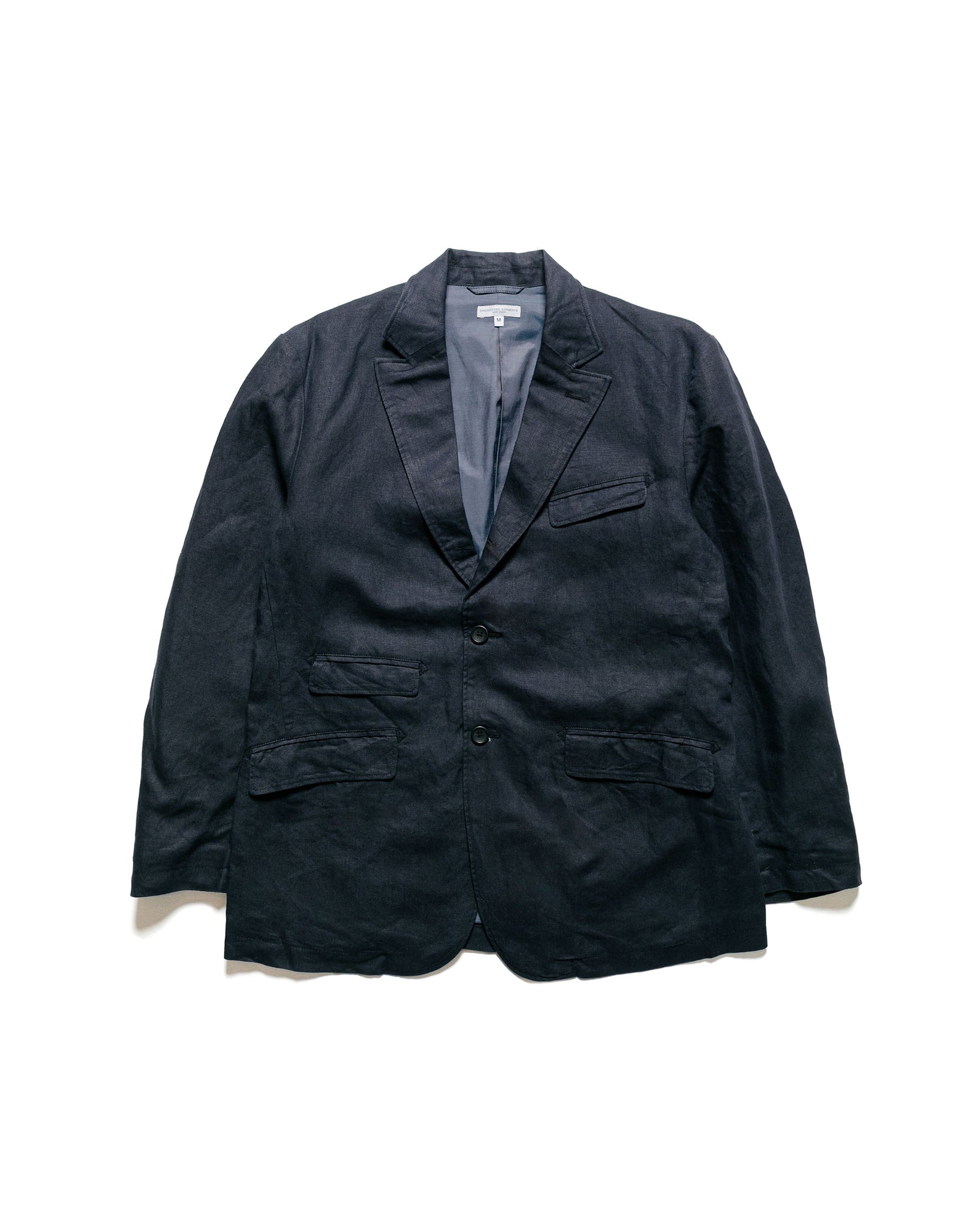 Engineered Garments Andover Jacket Navy Linen Twill