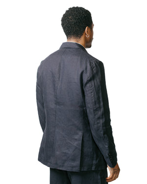 Engineered Garments Andover Jacket Navy Linen Twill model back