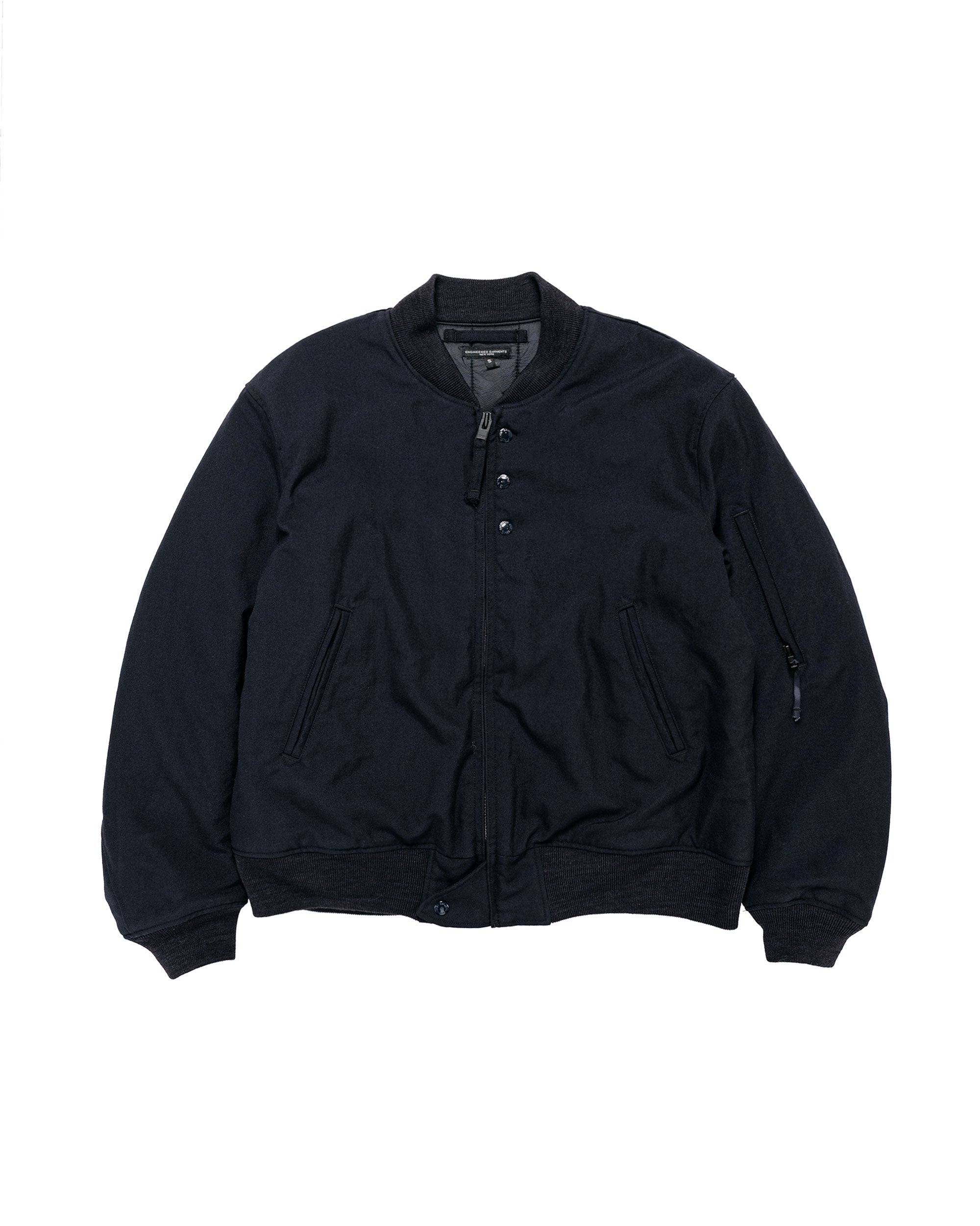 Engineered Garments Claigton Jacket Black Lt.Weight Nyco Poplin