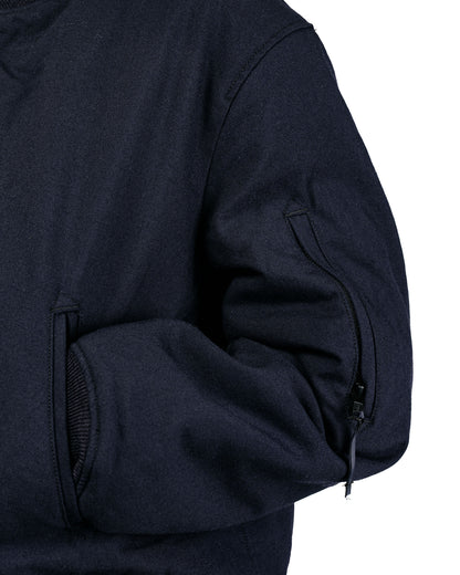 Engineered Garments Aviator Jacket Dark Navy Wool Uniform Serge