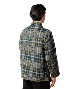 Engineered Garments BA Shirt Jacket Black/Tan Cotton Acrylic Old Plaid