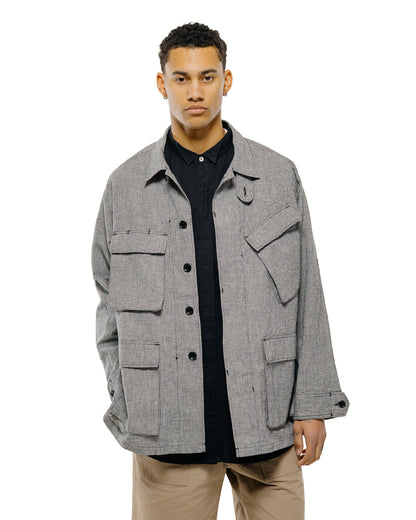 Engineered Garments BDU Jacket Black/Grey CL Houndstooth
