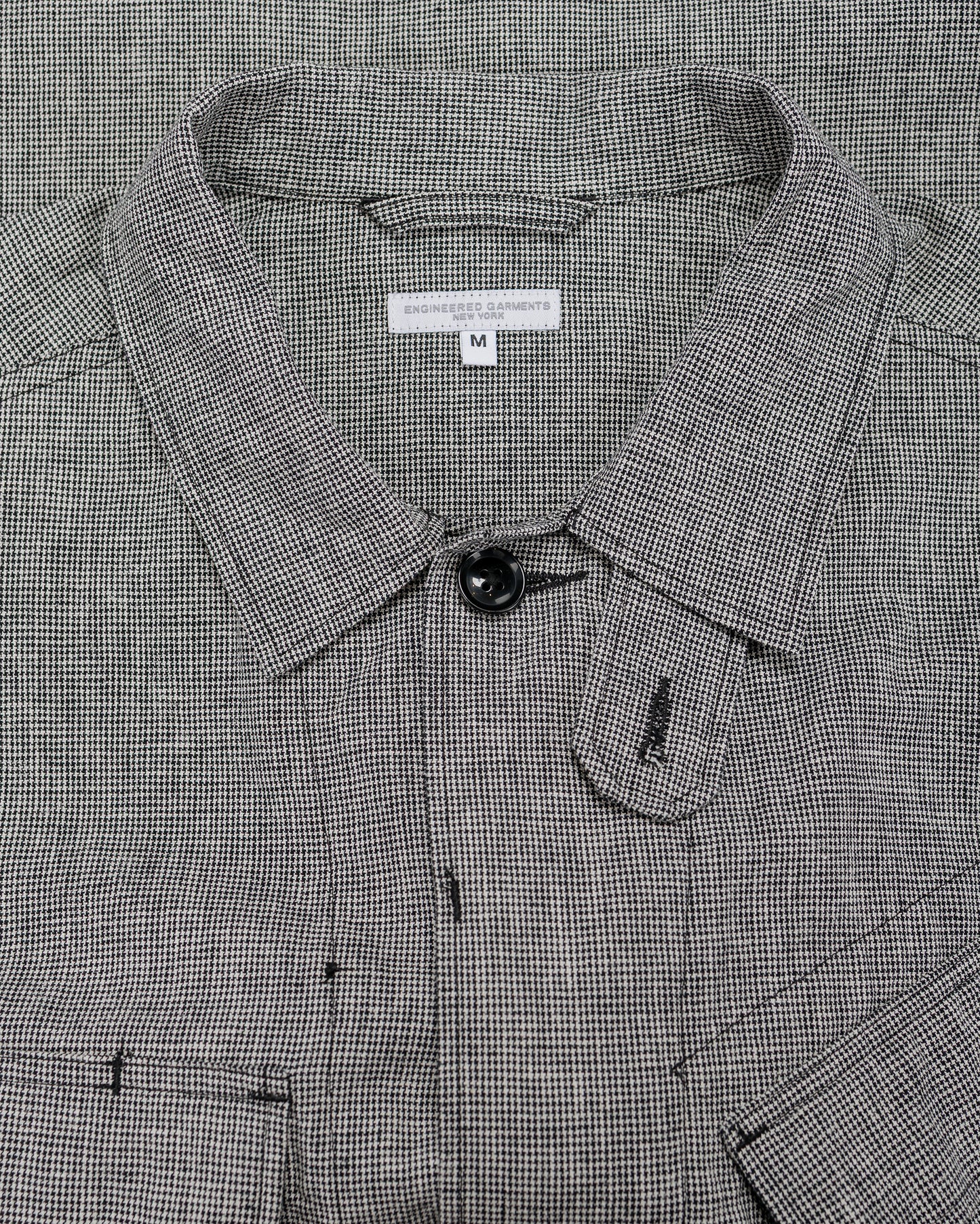 Engineered Garments BDU Jacket Black/Grey CL Houndstooth