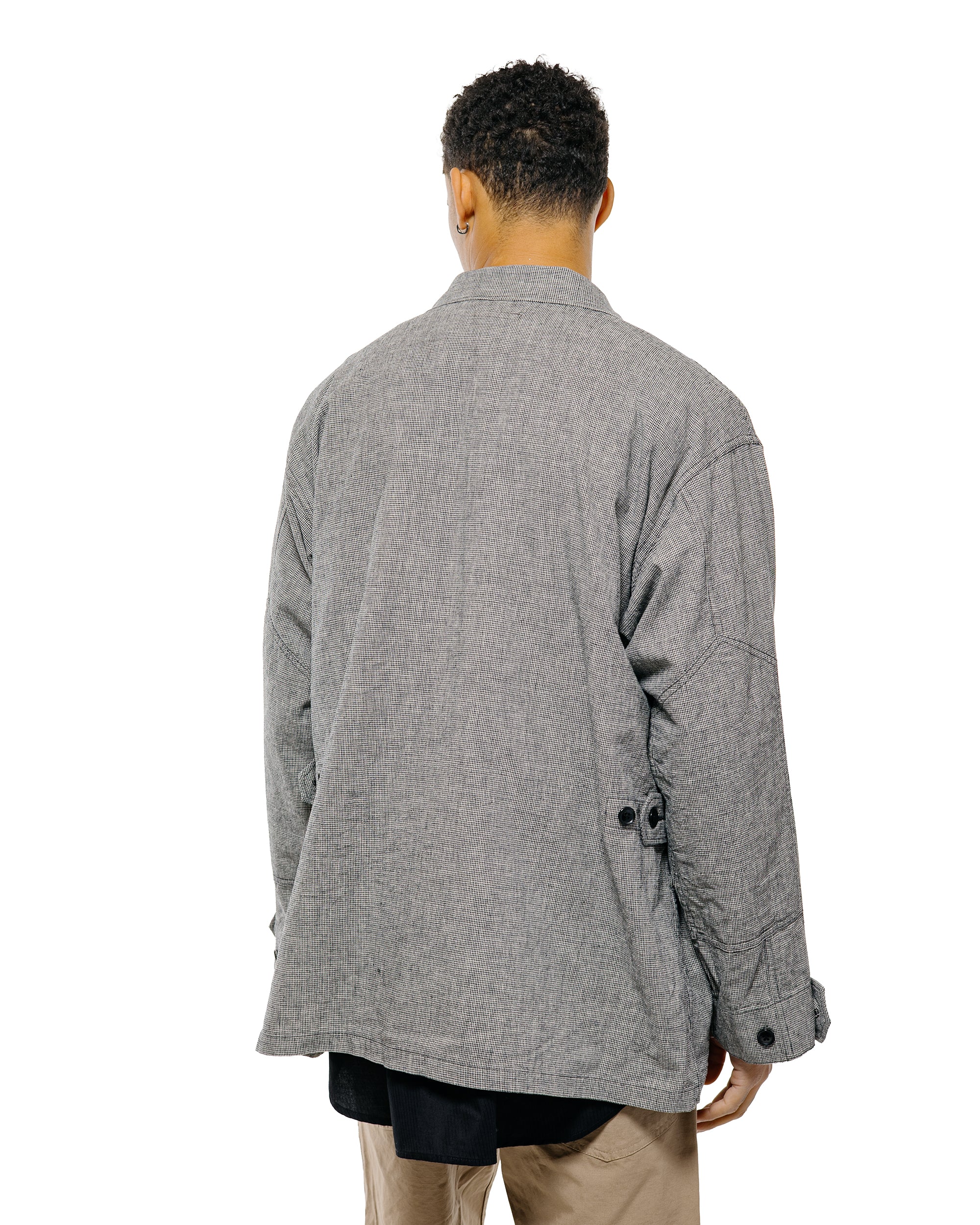 Engineered Garments BDU Jacket Black/Grey CL Houndstooth