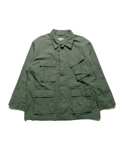 Engineered Garments BDU 재킷 올리브 코튼 립스탑