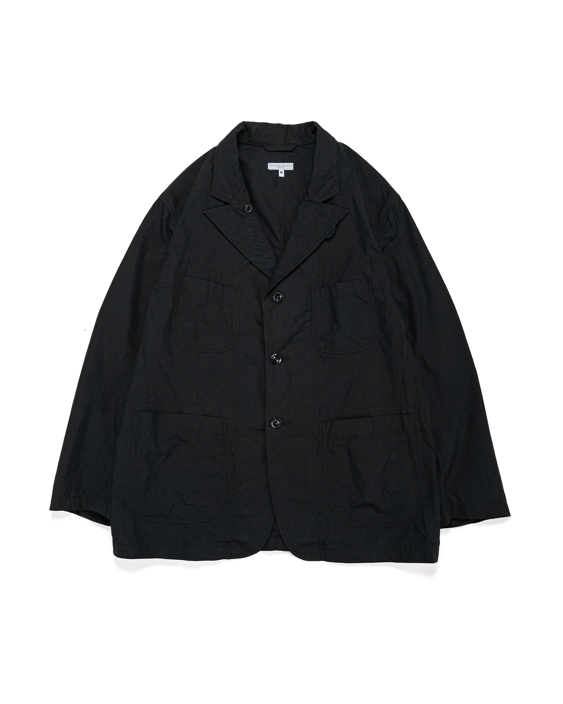 Engineered Garments Bedford Jacket Black Lightweight Nyco Poplin
