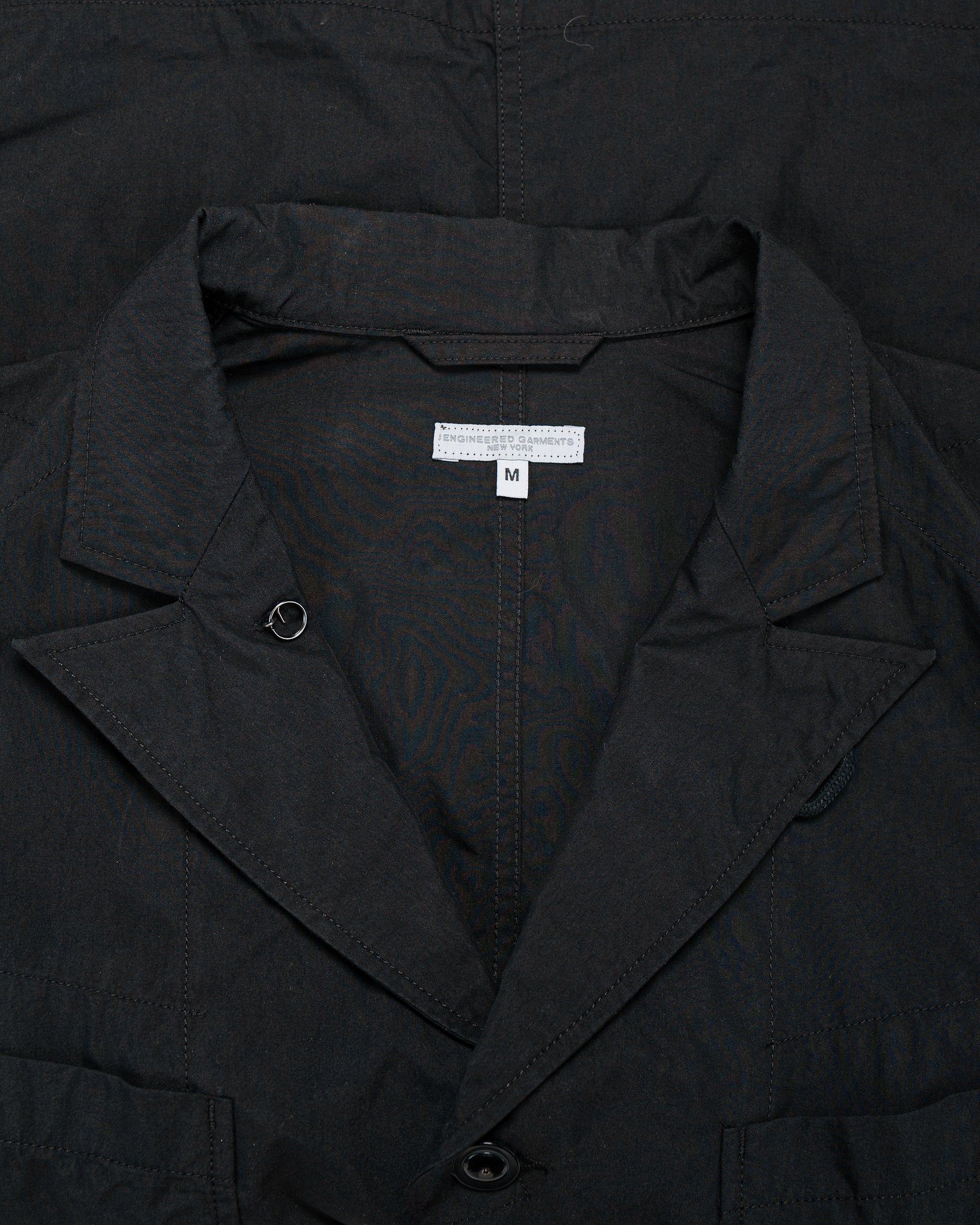 Engineered Garments Bedford Jacket Black Lightweight Nyco Poplin
