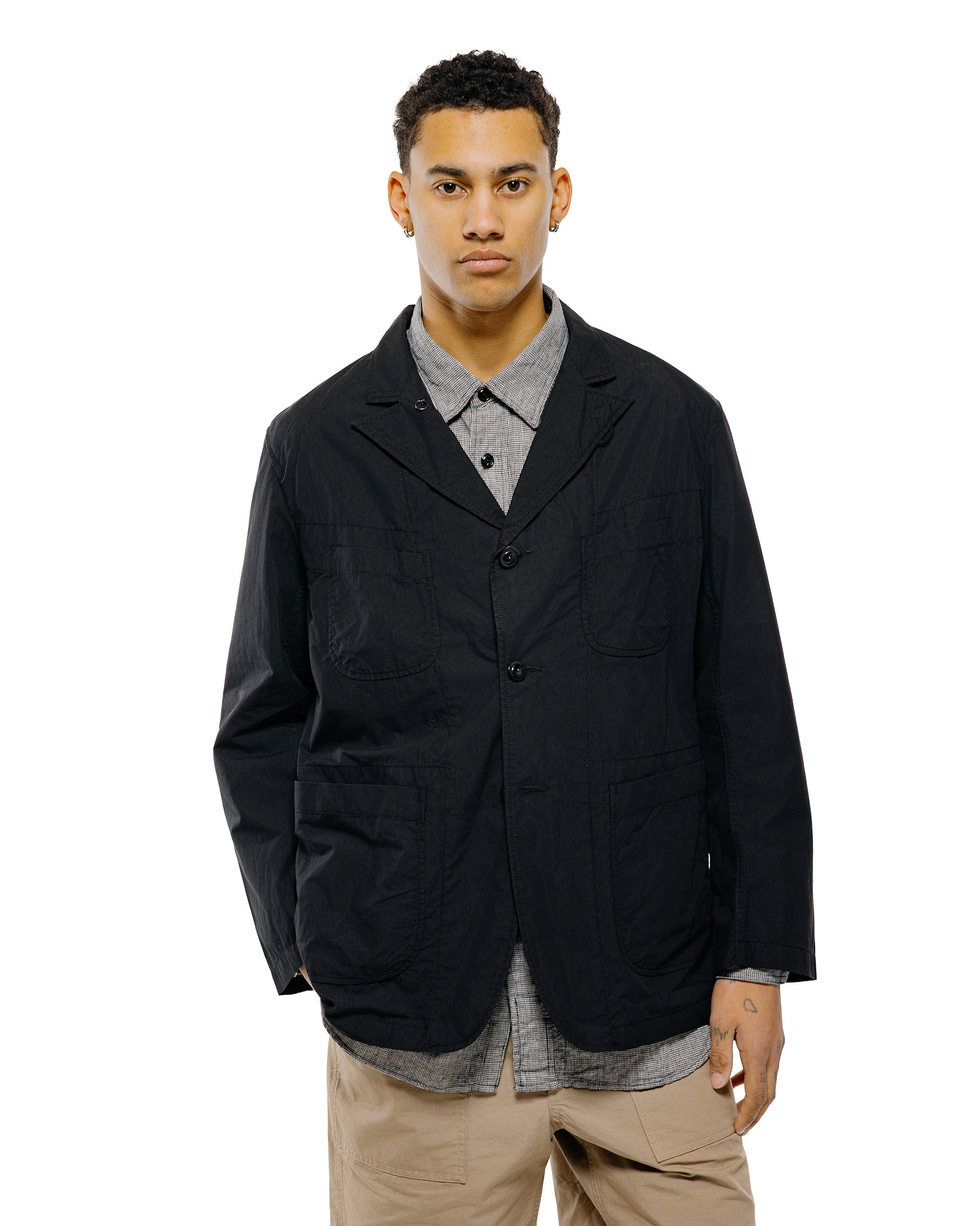 Engineered Garments Bedford Jacket Black Lightweight Nyco Poplin