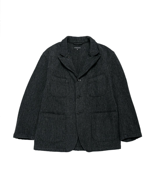 Engineered Garments Bedford Jacket Charcoal Wool Poly Heavy Tweed