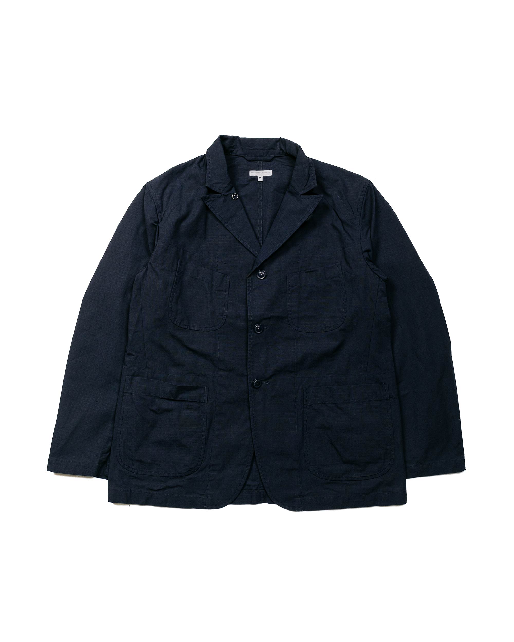 Engineered Garments Bedford Jacket Dark Navy Cotton Ripstop