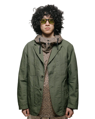 Engineered Garments Bedford Jacket Olive Cotton Ripstop
