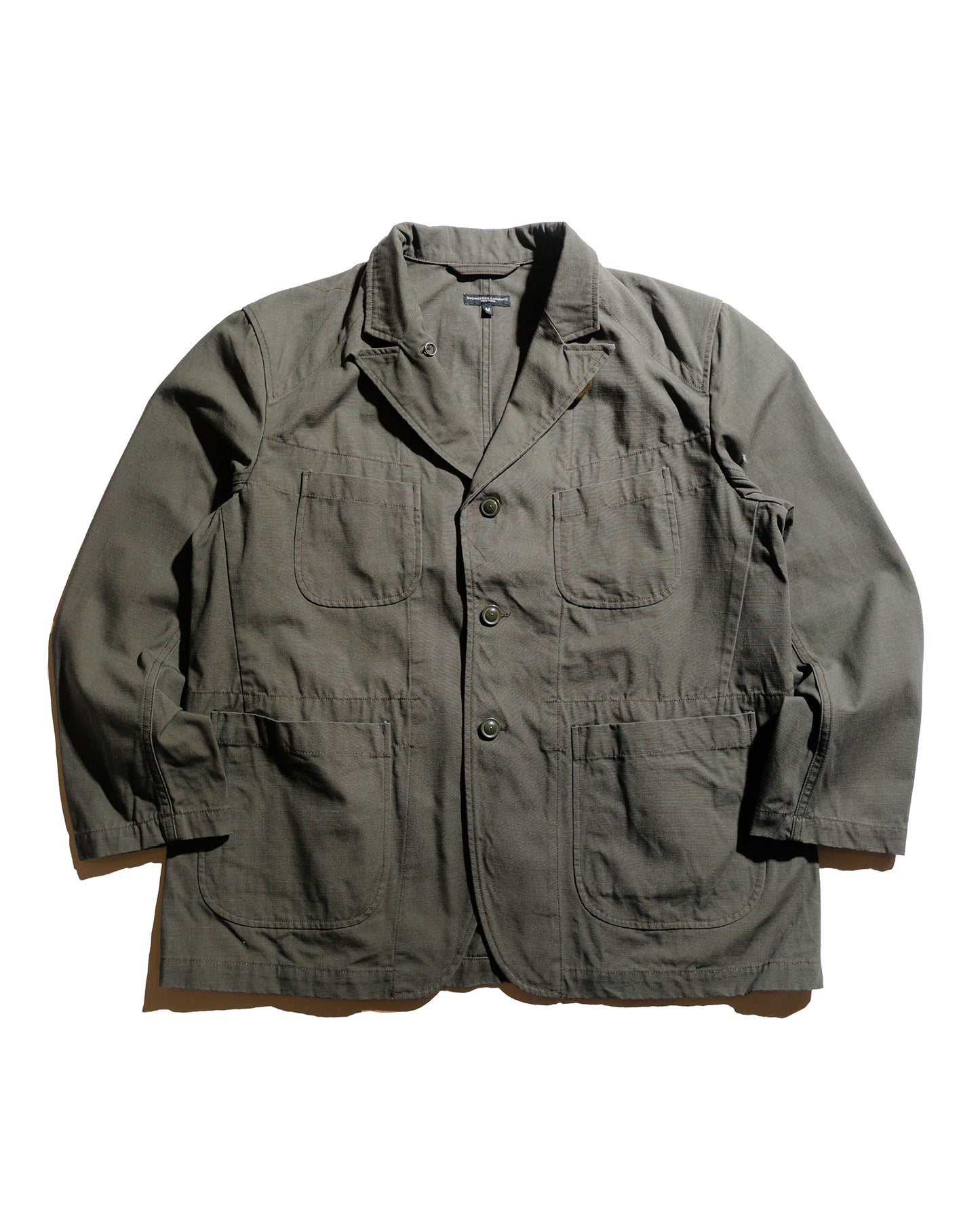 Engineered Garments Bedford Jacket Olive Heavyweight Cotton Ripstop
