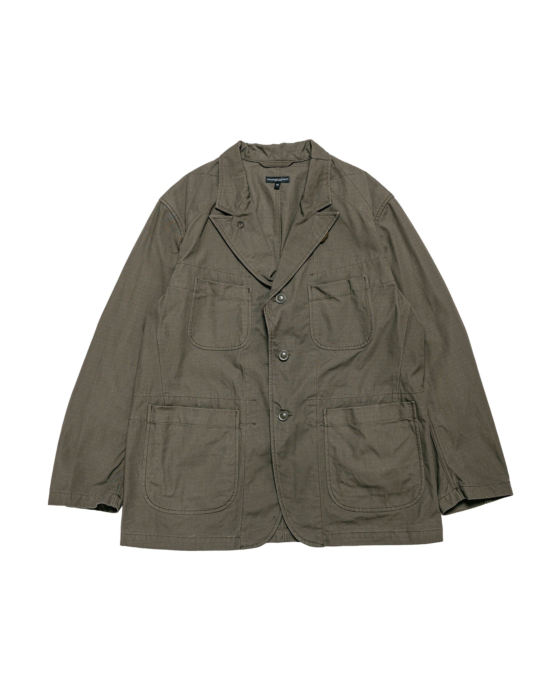 lost & found Engineered Garments Engineered Garments Bedford Jacket Olive Heavyweight Cotton Ripstop