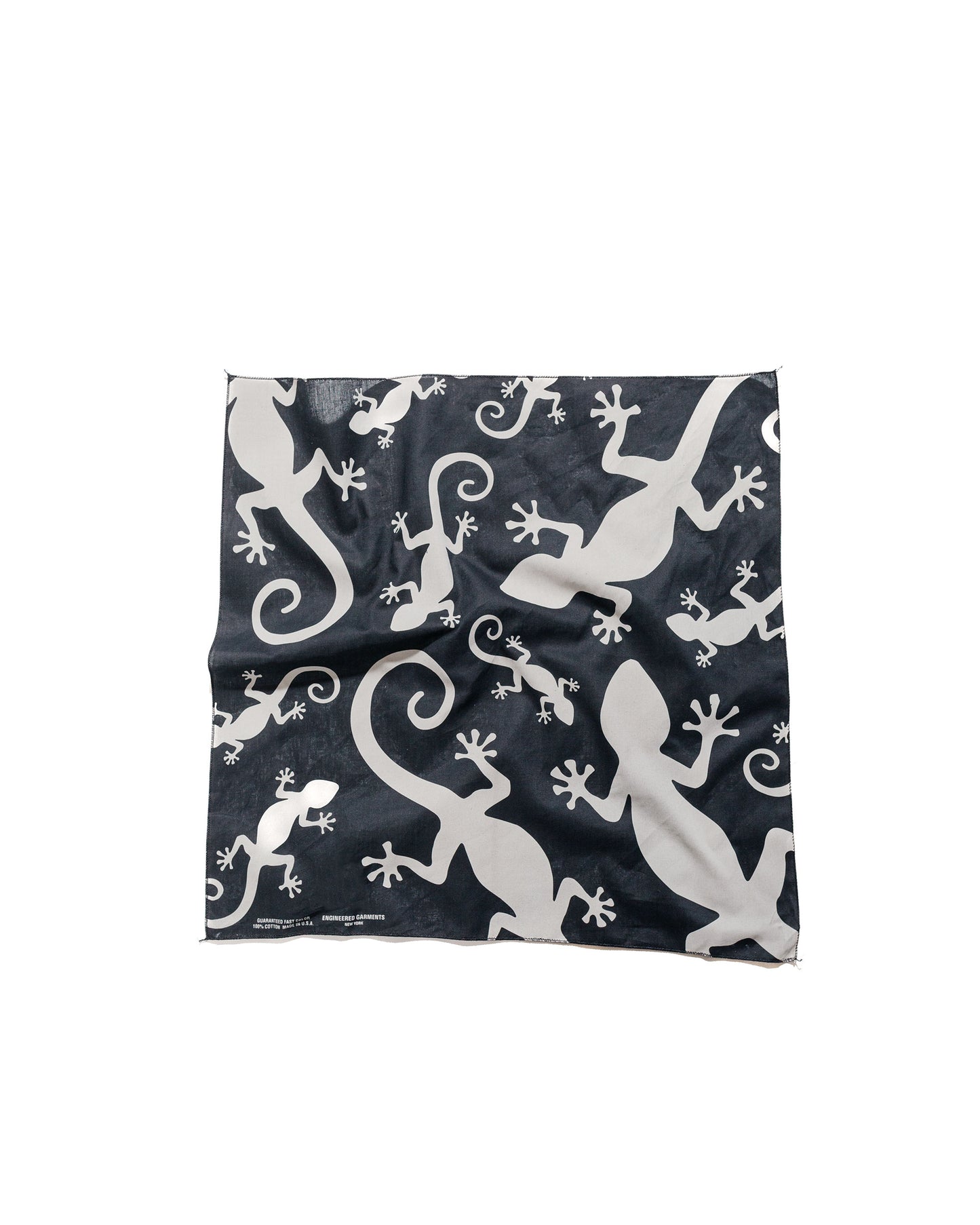 Engineered Garments Black Gecko Printed Bandana