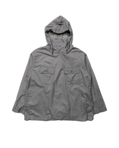 Engineered Garments Cagoule Shirt Grey Nylon Micro Ripstop