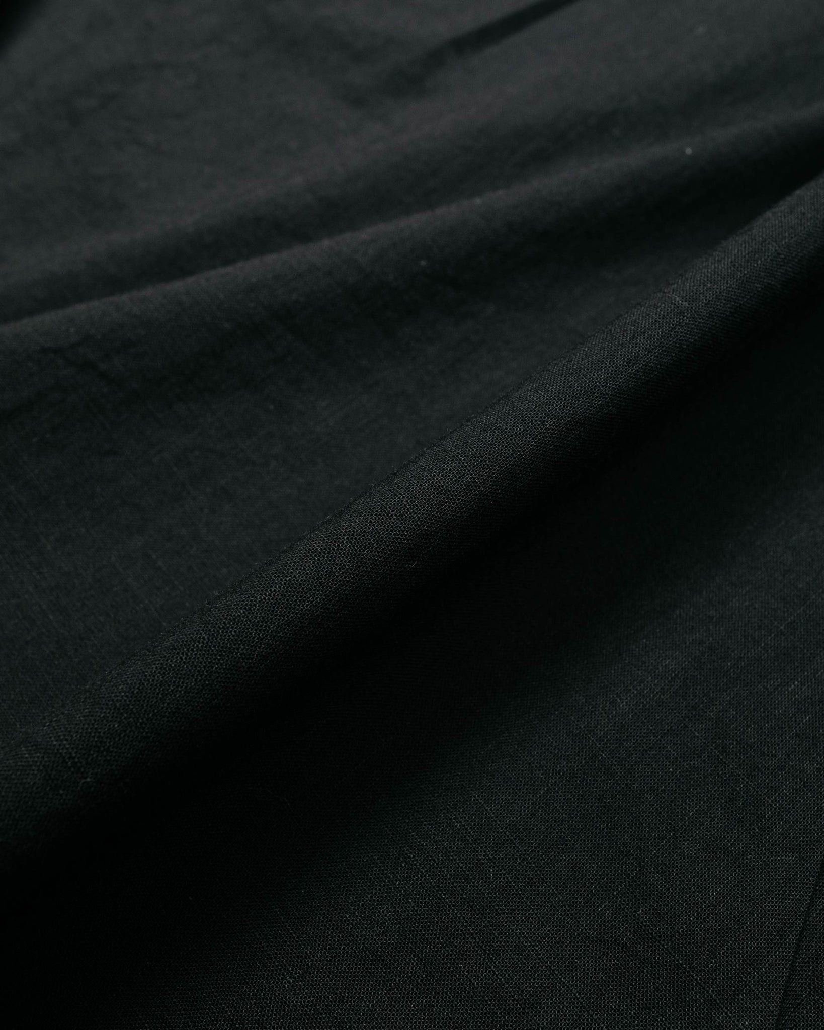 Engineered Garments Camp Shirt Black Cotton Handkerchief fabric