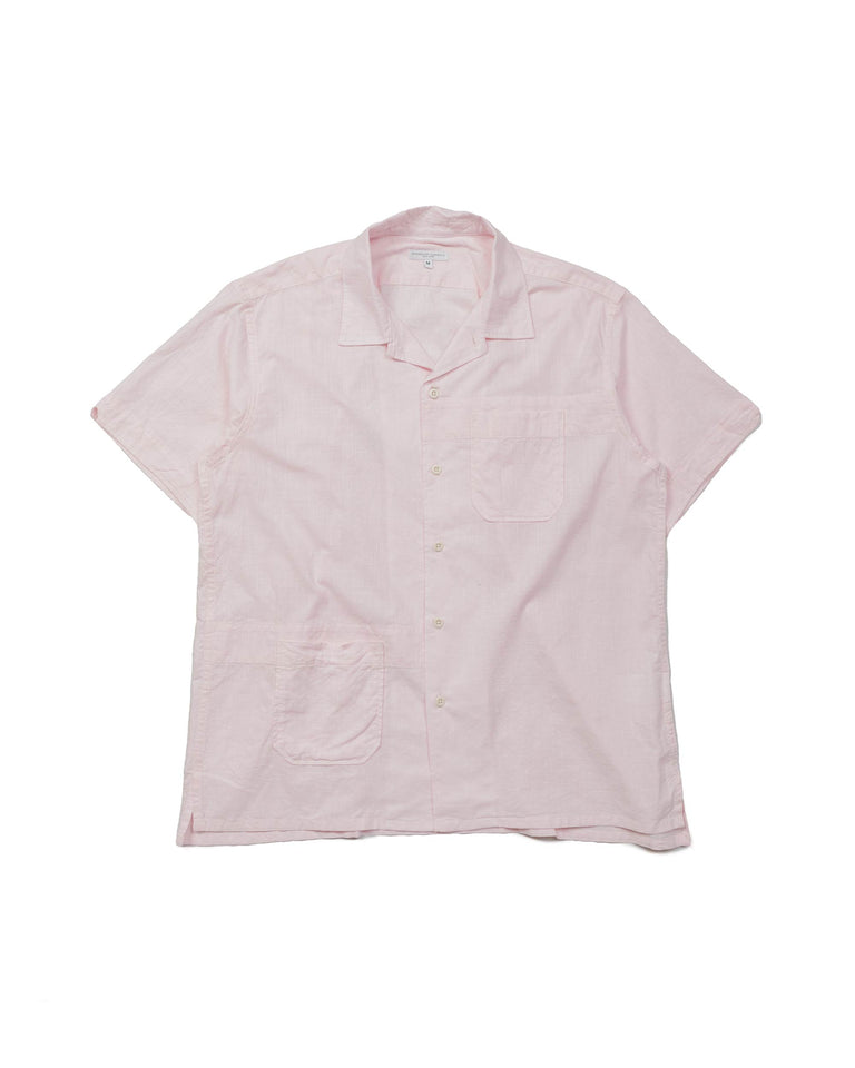 Engineered Garments Camp Shirt Pink Cotton Handkerchief