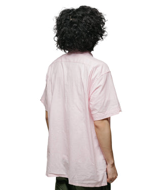 Engineered Garments Camp Shirt Pink Cotton Handkerchief model back