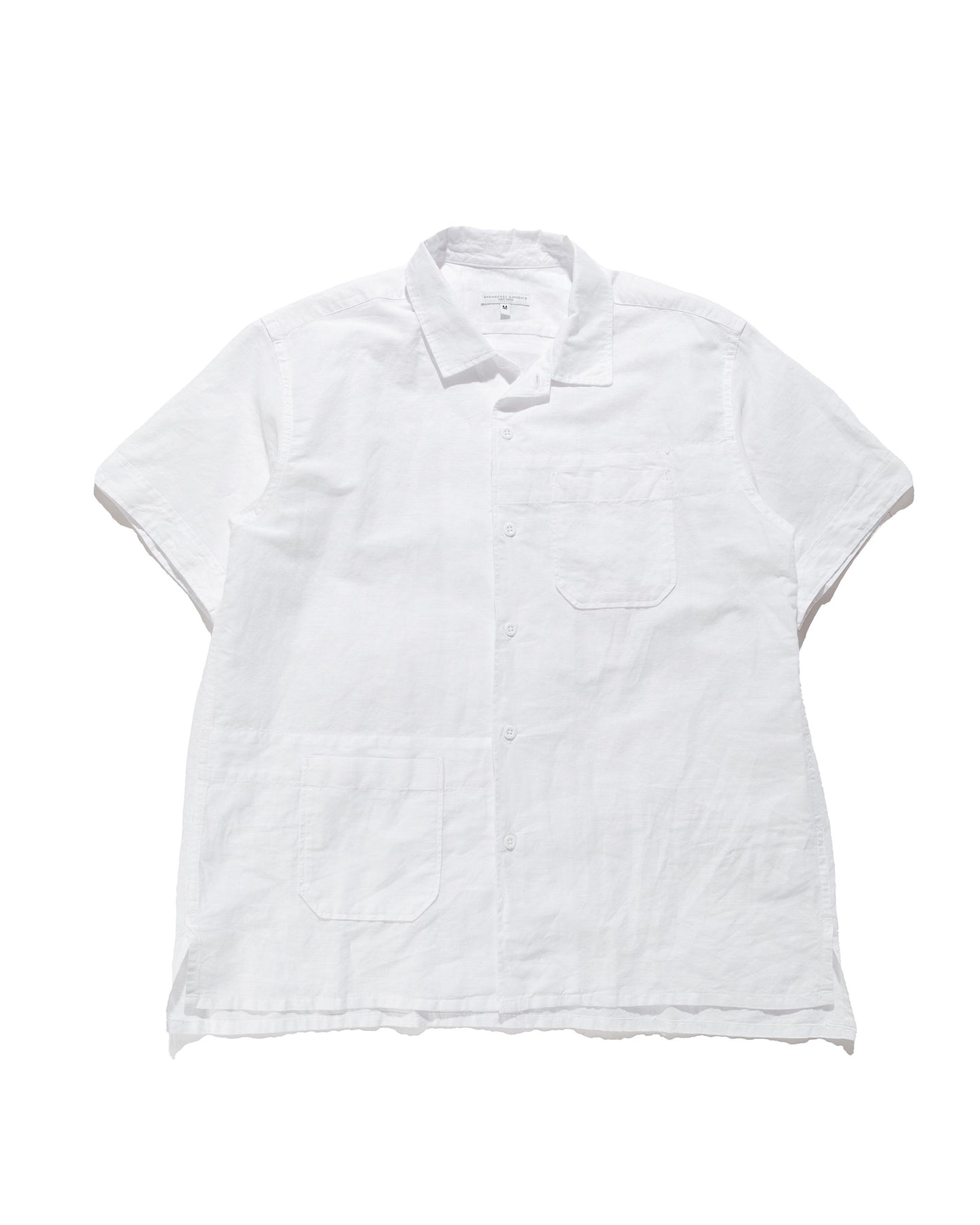 Engineered Garments Camp Shirt White Linen Handkerchief