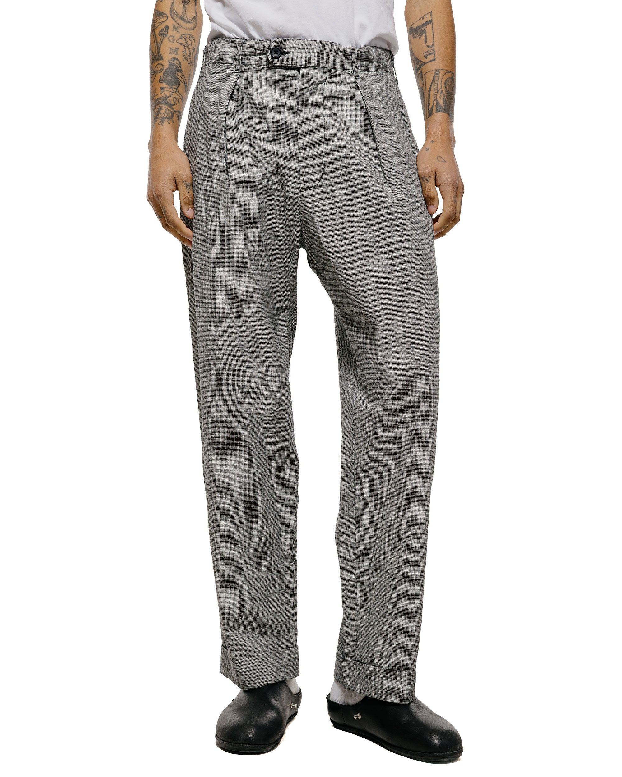【新品未使用】Engineered Garments Carlyle Pant Engineered Garments Carlyle Pant Black/Grey CL Houndstooth