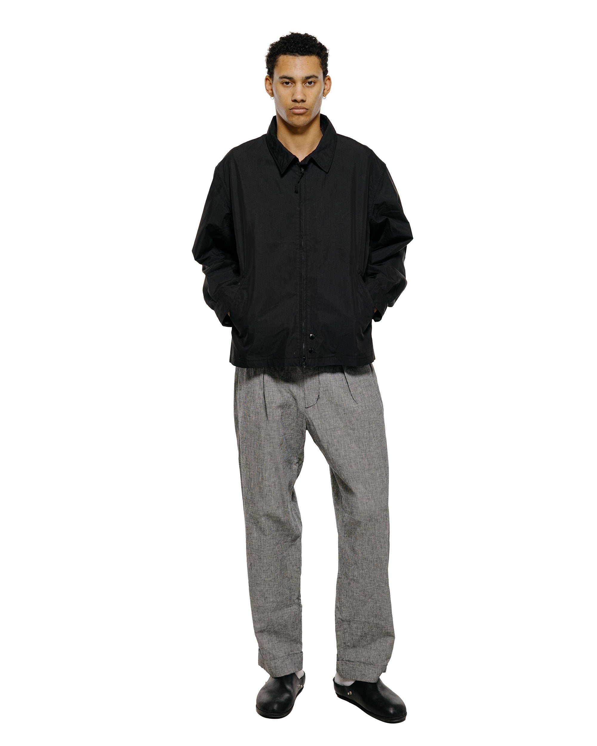 Engineered Garments Carlyle Pant Black/Grey 千鳥格子