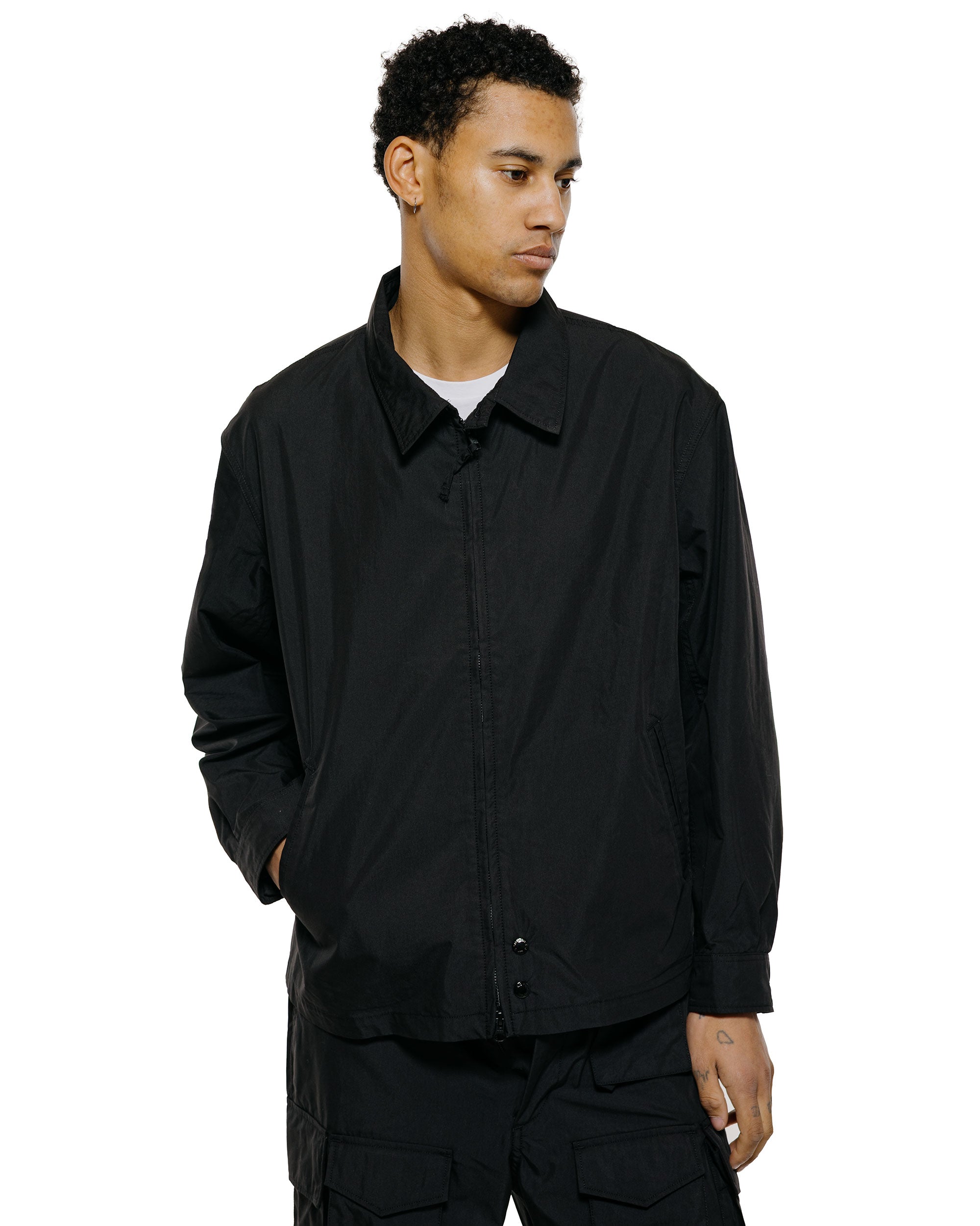 Engineered Garments Claigton Jacket Black Lt.Weight Nyco Poplin