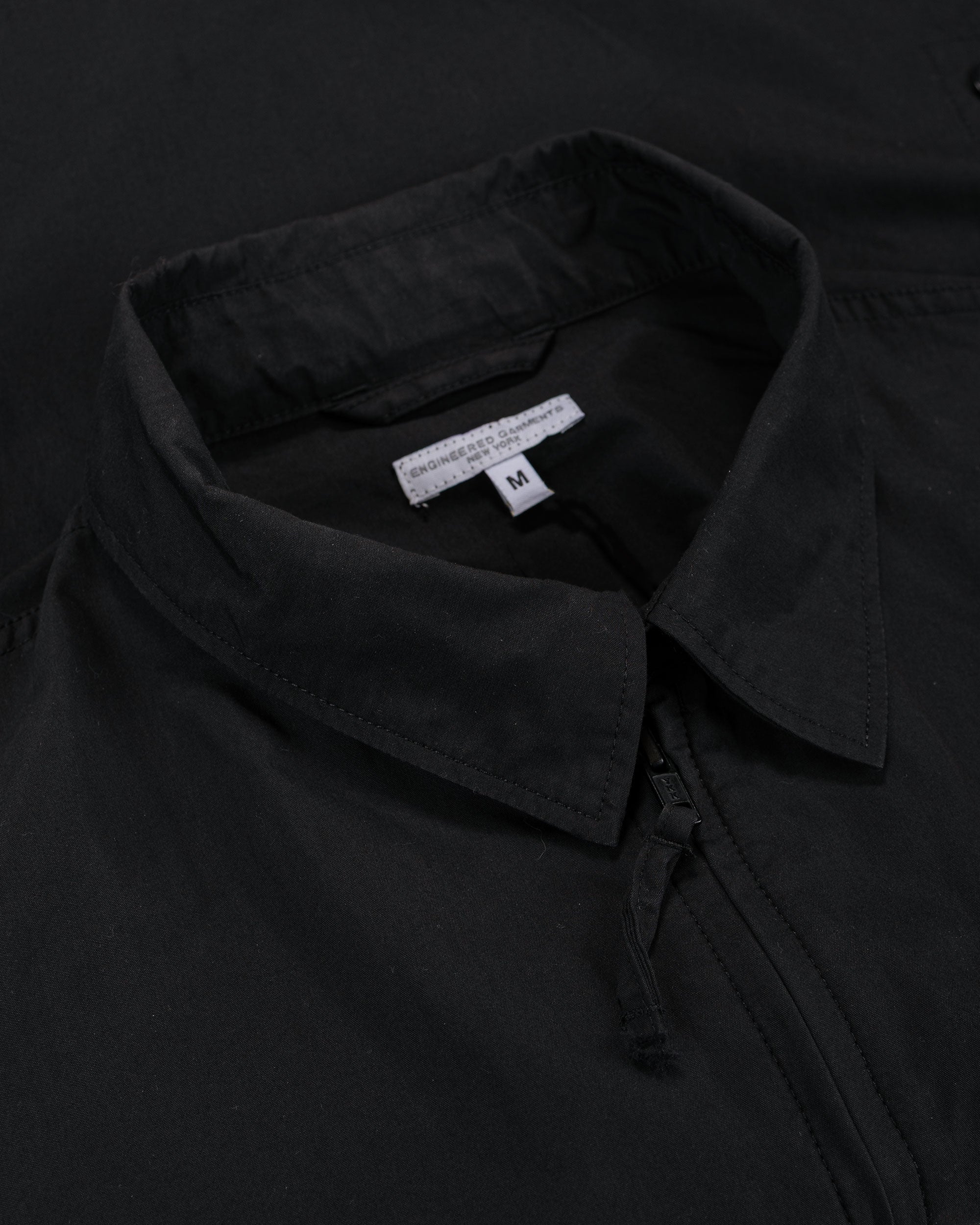Engineered Garments Claigton Jacket Black Lt.Weight Nyco Poplin