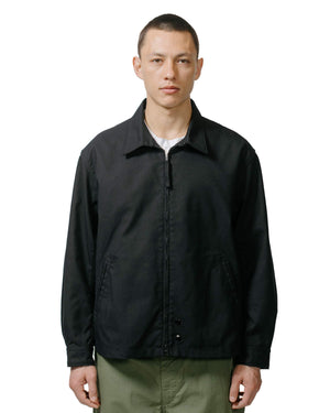 Engineered Garments Claigton Jacket Dark Navy PC Hopsack model front
