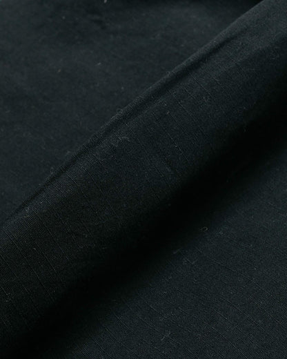 Engineered Garments Climbing Pant Black Heavyweight Cotton Ripstop Fabric