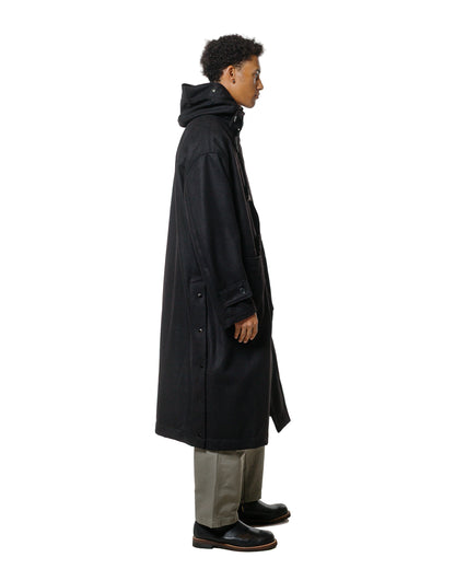 Engineered Garments Duffle Coat Black 24oz Wool Melton