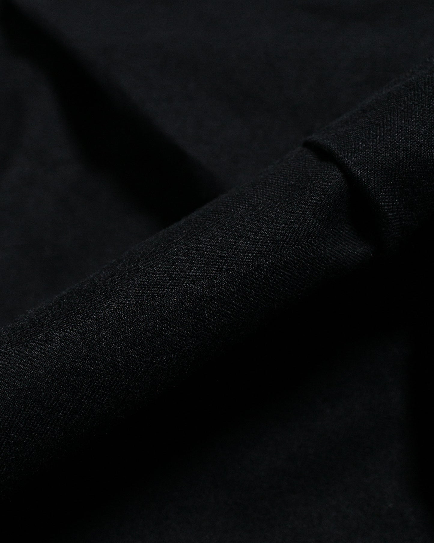 Engineered Garments FA Pant Black Cotton Brushed Herringbone fabric