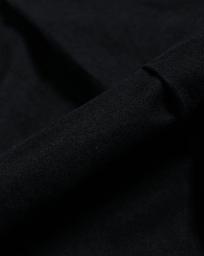 Engineered Garments FA Pant Black Cotton Brushed Herringbone fabric