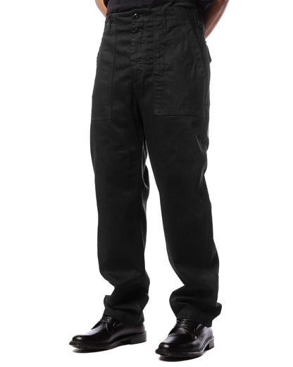 Engineered Garments Fatigue Pant Black Cotton Bull Denim Model Detail