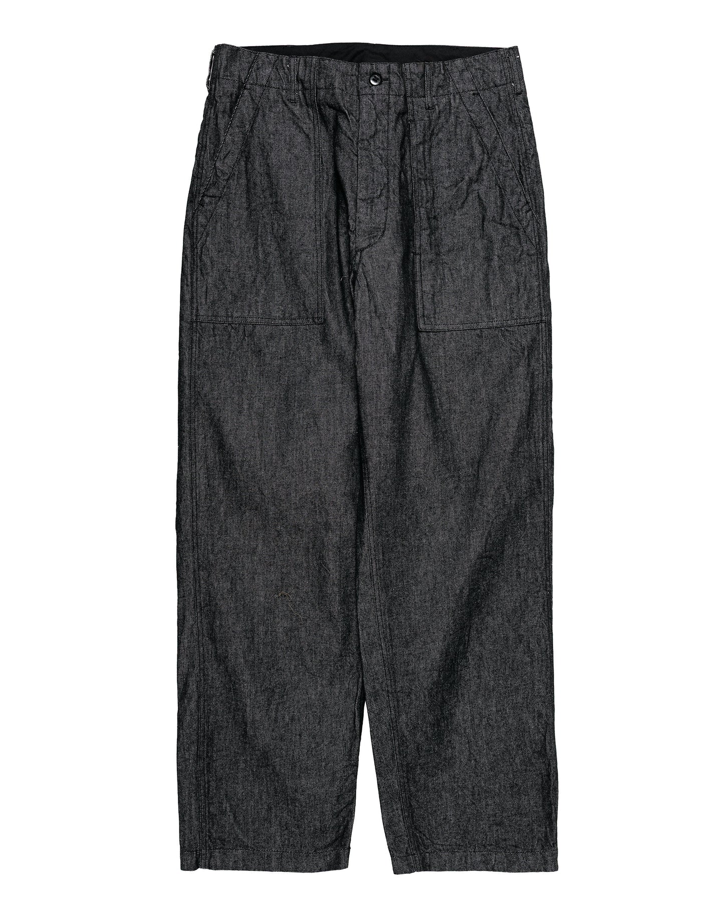 Engineered Garments Fatigue Pant Black Cotton Cone Denim