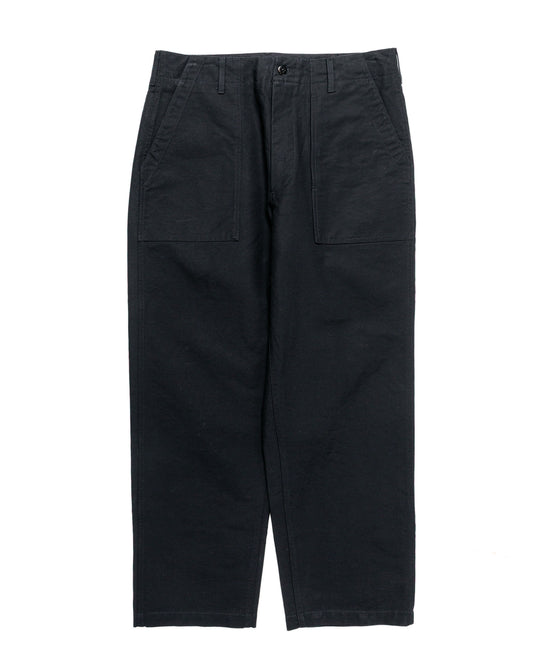 Engineered Garments Fatigue Pant Black Cotton Double Cloth