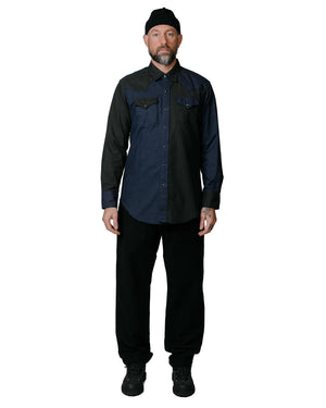 Engineered Garments Fatigue Pant Black Cotton Moleskin model full