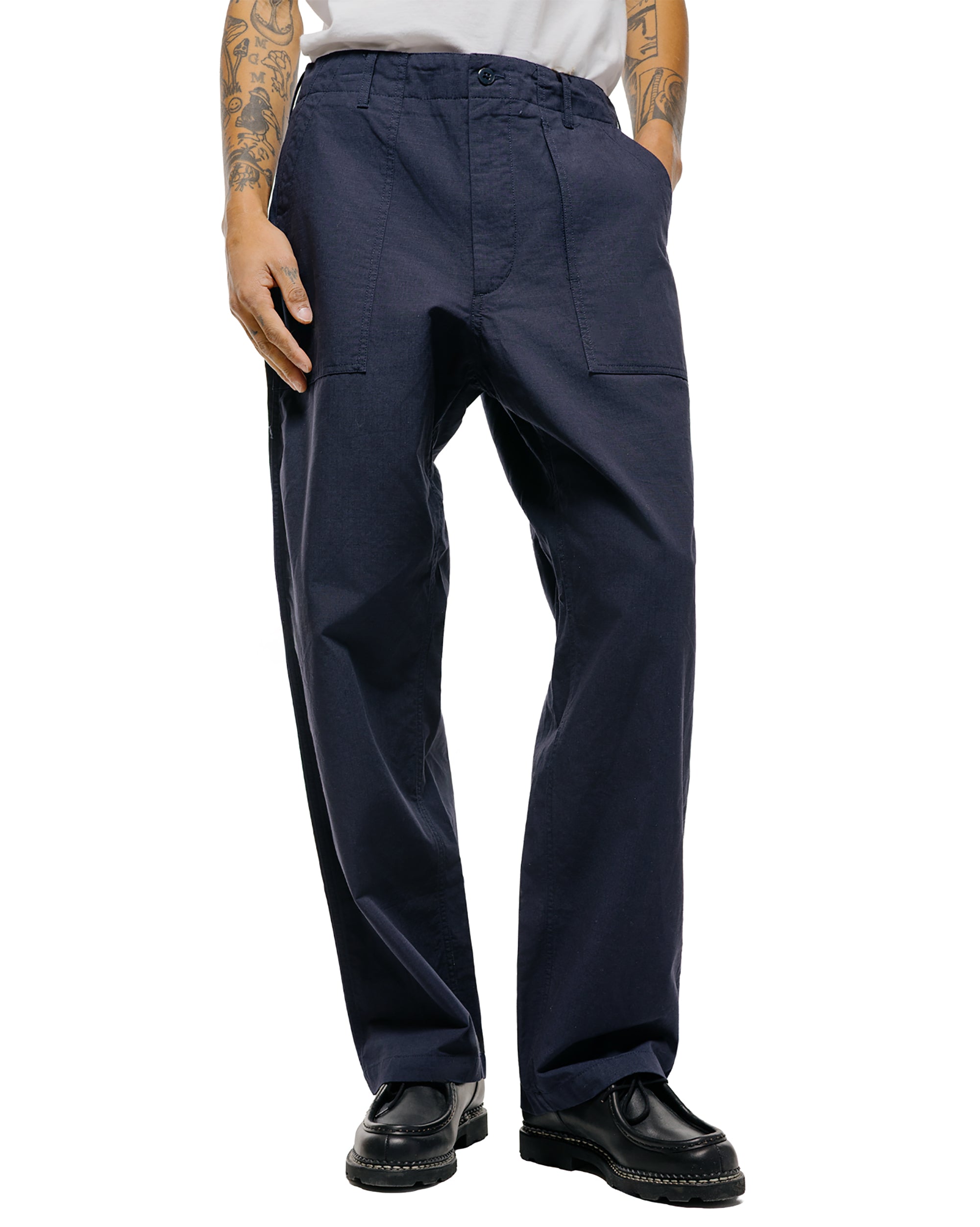 Engineered Garments Fatigue Pant Dark Navy Cotton Ripstop