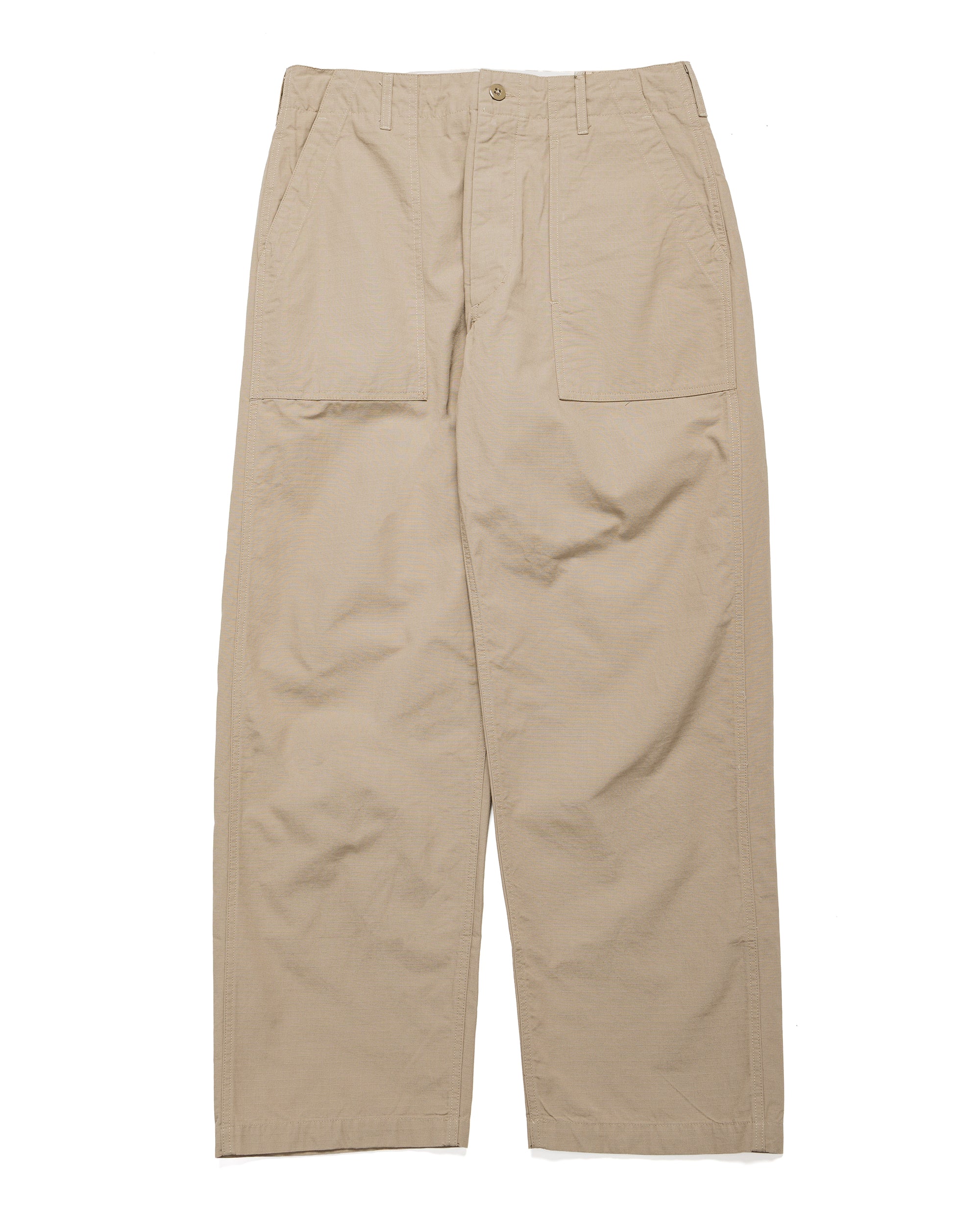 Engineered Garments ファティーグ パンツ カーキ コットン リップストップ