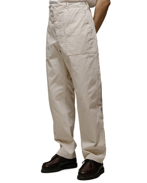 Engineered Garments Fatigue Pant Natural Chino Twill model front